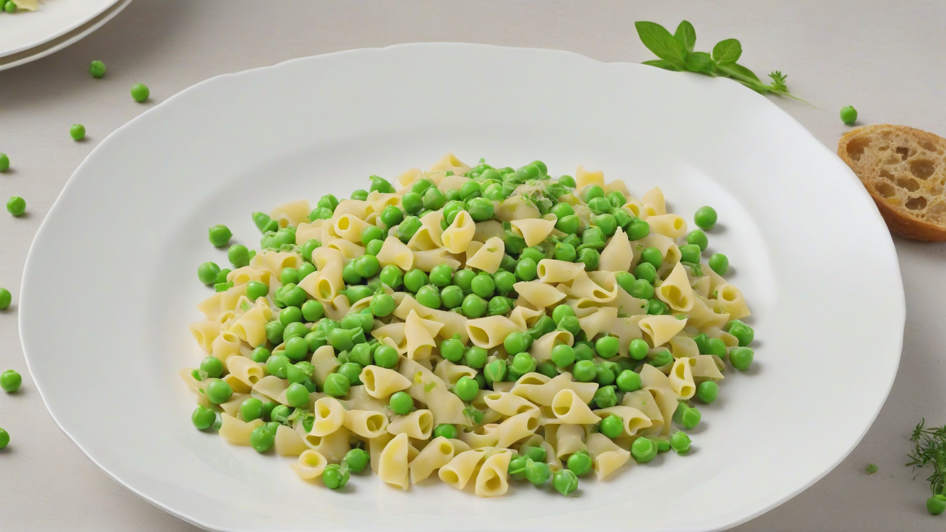 pasta con i piselli